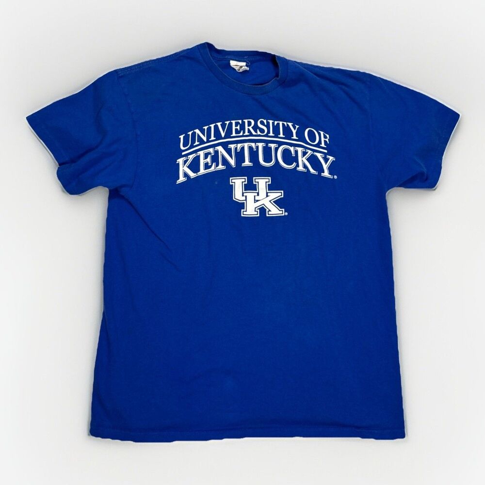 University of Kentucky Wildcats Tee Shirt - Blue - M (UKY-23)